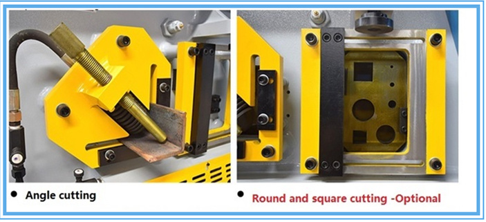 60t Q35-16 Hydraulic Ironworker Shearing Punching Bending And Notching Machine 60t Q35-16 hidraulički stroj za rezanje i probijanje, savijanje i urezivanje