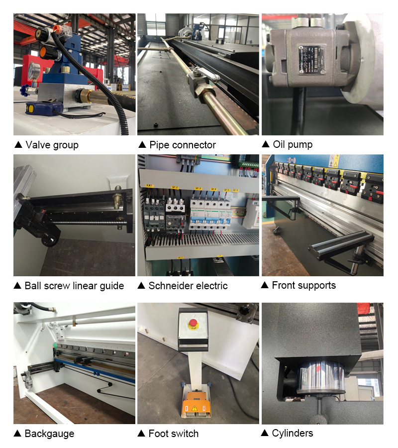 63t 2500mm Nc Carbon Steel Sheet Bending Machine Hydraulic Press Brake 63t 2500mm Nc Stroj za savijanje limova od ugljičnog čelika, hidraulična preša