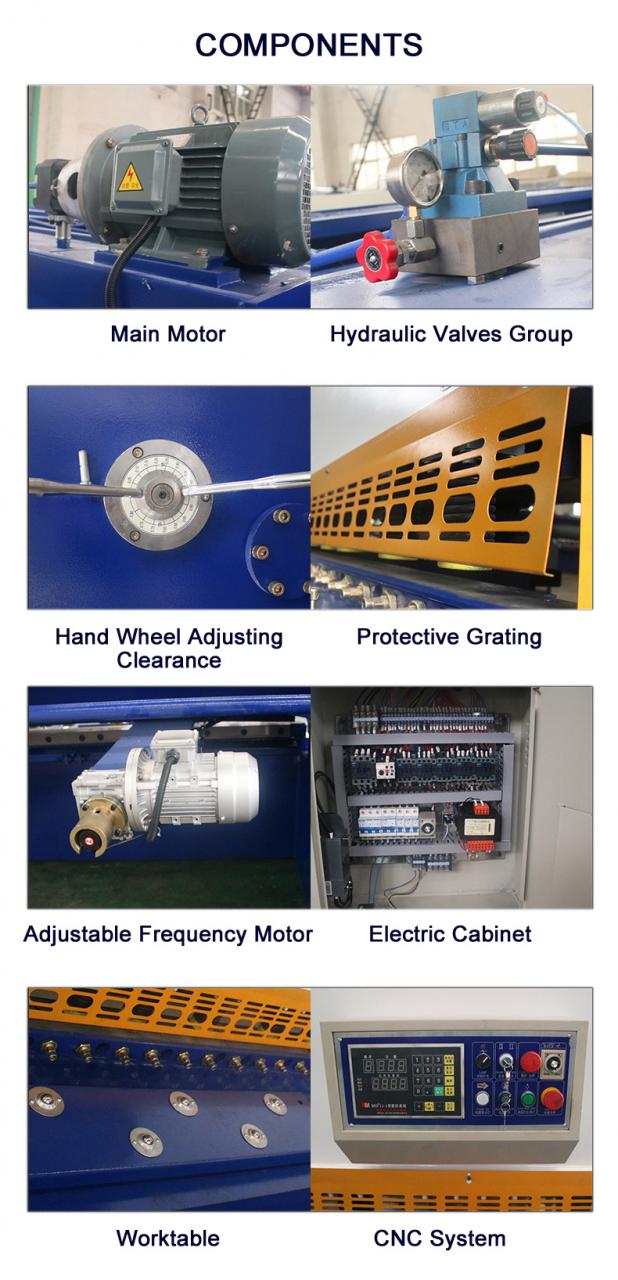 Cnc Nc Hydraulic Press Metal Guillotine Shear Machine For Carbon Stainless Steel Sheet Cnc Nc hidraulična preša za giljotinske škare za metalne ploče od nehrđajućeg čelika