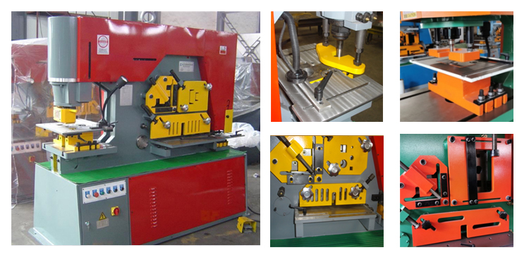 Q35y Hydraulic Ironworker Combined Drilling Machine Punching And Shearing Machine Q35y Hidraulički Ironworker kombinirani stroj za bušenje Stroj za probijanje i rezanje
