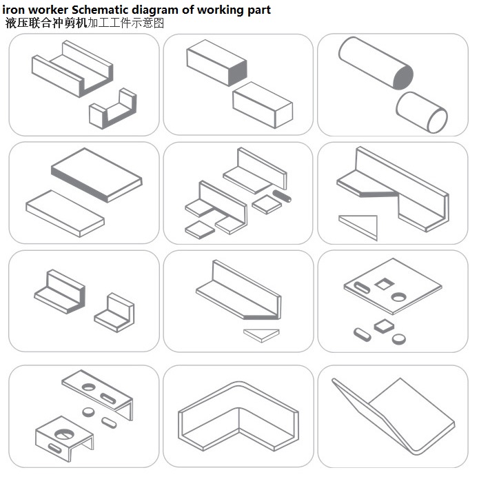 Q35y serije hidraulički stroj za šišanje i probijanje