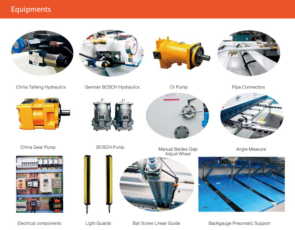 QC11K 10 12 16 mm 3200 4000 mm Metalne giljotinske škare CNC giljotinske škare